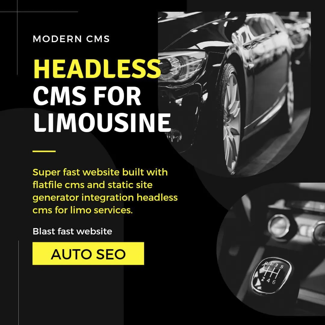 Luxury car and limousine services web app